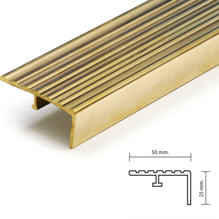 จมูกบันไดทองเหลือง-ท็อป-METAL-STAIR-NOSING-6-ร่อง