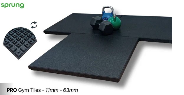 1. Sprung PRO Gym Flooring Tiles
